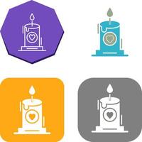 Candle Icon Design vector