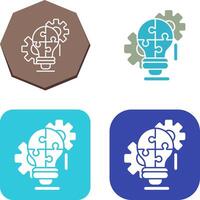 Problem Solving Icon Design vector