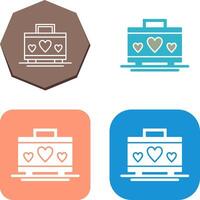 Suitcase Icon Design vector