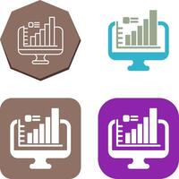 Monitor Icon Design vector