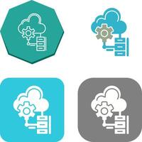 Big Data Icon Design vector