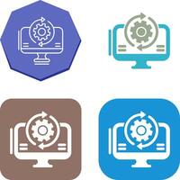 Synchronization Icon Design vector