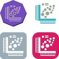 Plot Icon Design vector