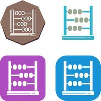 Abacus Icon Design vector