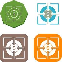 Target Icon Design vector