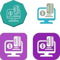 Online Payment Icon Design vector