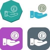 Pound Icon Design vector