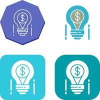 Light Bulb Icon Design vector