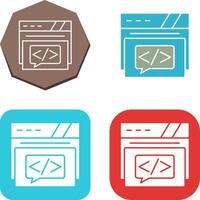 Message Icon Design vector