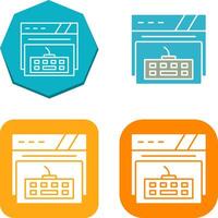 Keyboard Icon Design vector