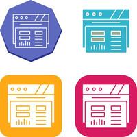 Dashboard Icon Design vector