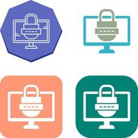 Password Icon Design vector