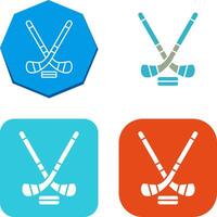 Ice Hockey Icon Design vector