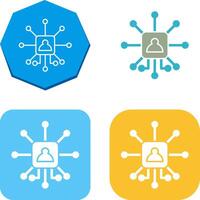 Networking Icon Design vector