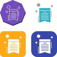 Wishlist Icon Design vector