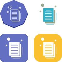 Document Icon Design vector