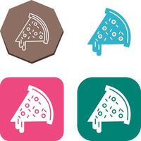 Pizza Slice Icon Design vector