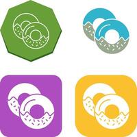Doughnut Icon Design vector