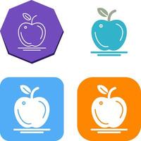 diseño de icono de manzana vector