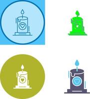 Candle Icon Design vector