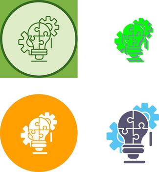 Problem Solving Icon Design vector
