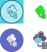Big Data Icon Design vector