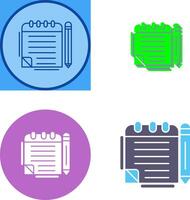 Notepad Icon Design vector