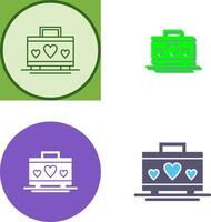 Suitcase Icon Design vector