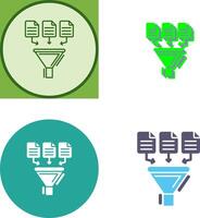 Data Collection Icon Design vector
