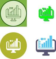 Monitor Icon Design vector