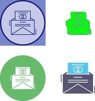 Invitation Card Icon Design vector