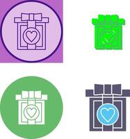 Gift Box Icon Design vector