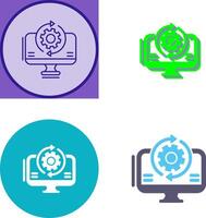 Synchronization Icon Design vector