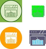 Keyboard Icon Design vector