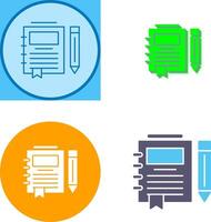 Journal Icon Design vector