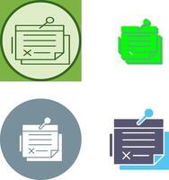 Note Icon Design vector