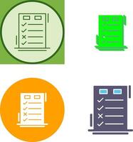 Today to Done CheckList Icon Design vector