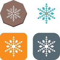 diseño de icono de copo de nieve vector