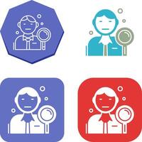 Candidate Icon Design vector