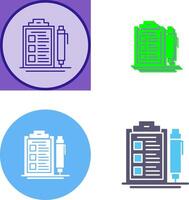 Check List Icon Design vector