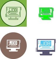 Job Icon Design vector