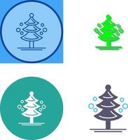 Pine Tree Icon Design vector