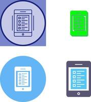 Online Test Icon Design vector