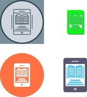 Ebook Icon Design vector