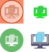 Document Icon Design vector