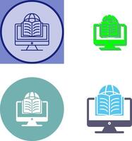 Learning Icon Design vector
