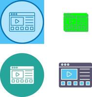 Online Tutorials Icon Design vector