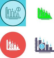Loss Icon Design vector