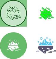 Iceberg Icon Design vector