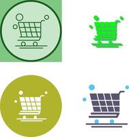 Trolley Icon Design vector